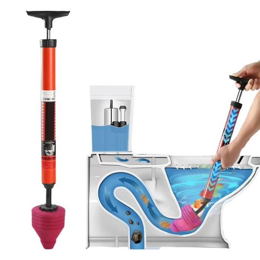 Ovenly™ High-Pressure Toilet Plunger Clean blockages instantly – no chemicals, no hassle.