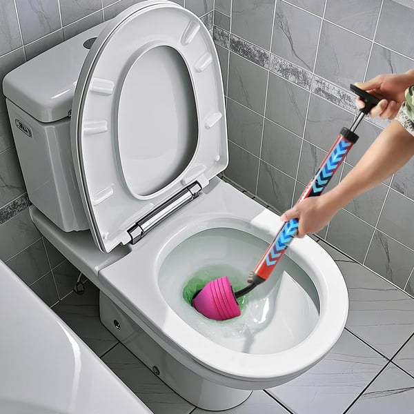 Ovenly™ High-Pressure Toilet Plunger Clean blockages instantly – no chemicals, no hassle.